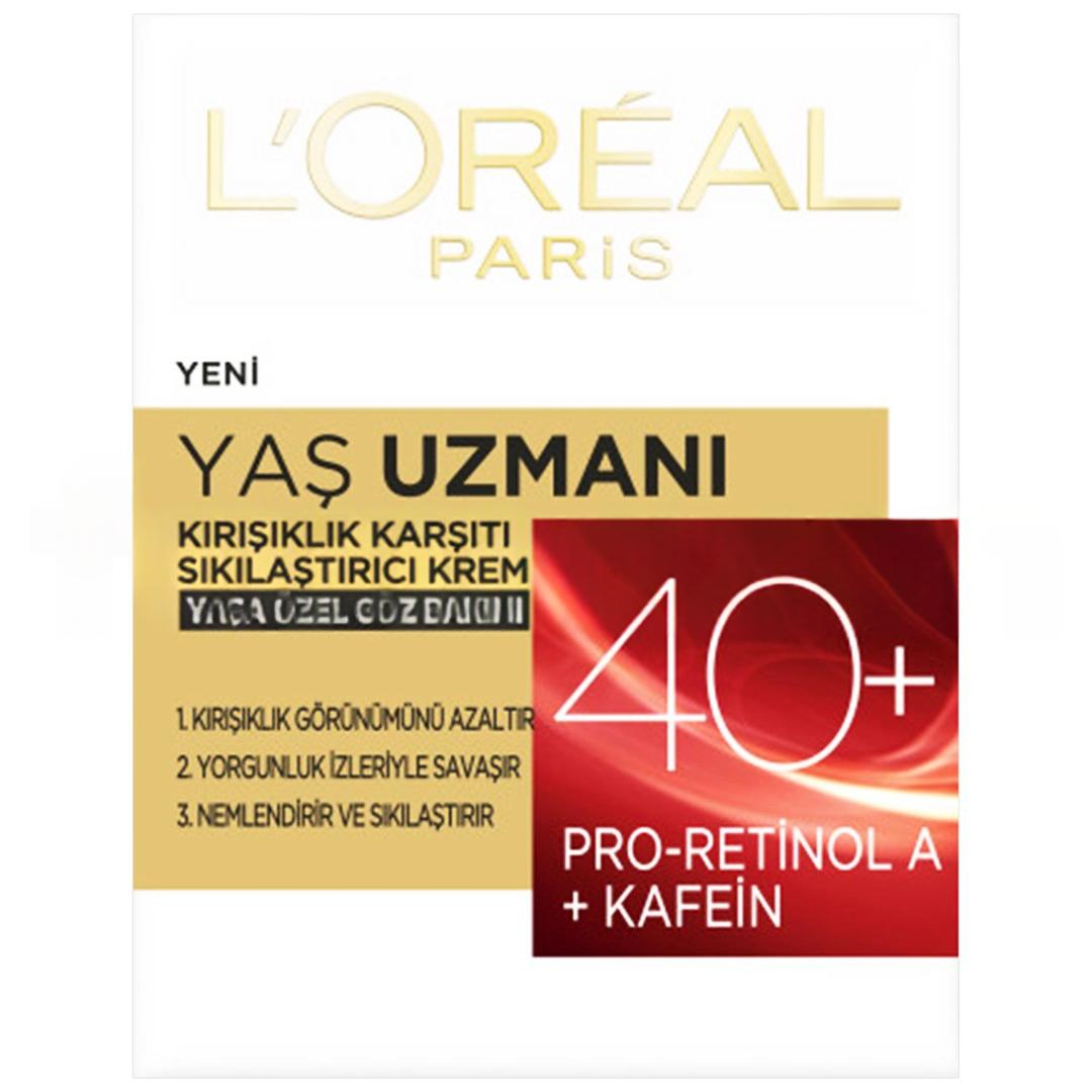 L'Oreal Paris Yaş Uzmanı 40 Kırışıklık Karşıtı Sıkılaştırıcı Göz Kremi 15 ml