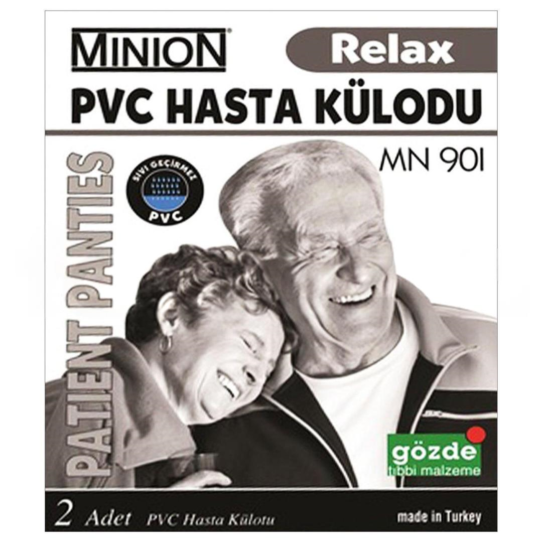 Minion PVC Slip Hasta Külotu Sıvı Geçirmeyen 2'li xLarge