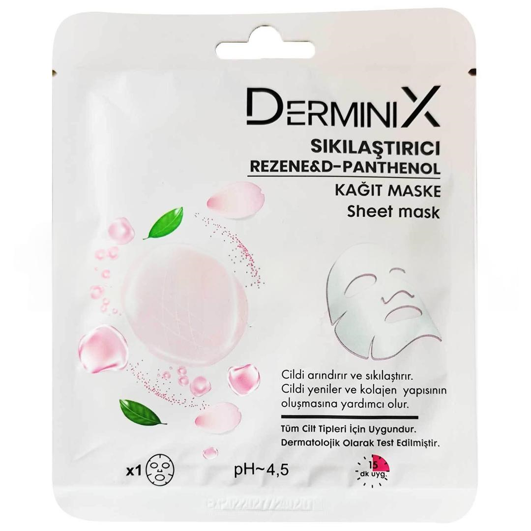 Derminix Sıkılaştırıcı Rezene ve D-Panthenol İçeren Yüz Kağıt Maskesi