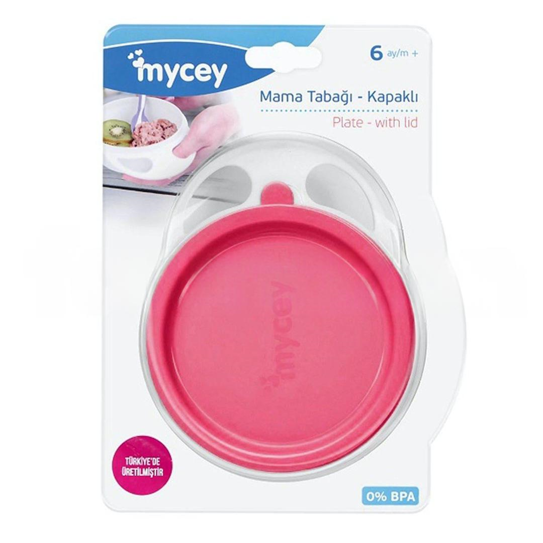 Mycey Mama Tabağı Kapaklı - Pembe