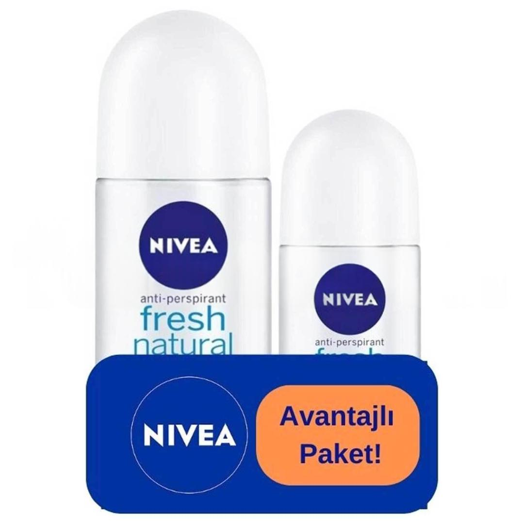 Nivea Roll-On Kadın Fresh 50 ml + Roll-On 25 ml
