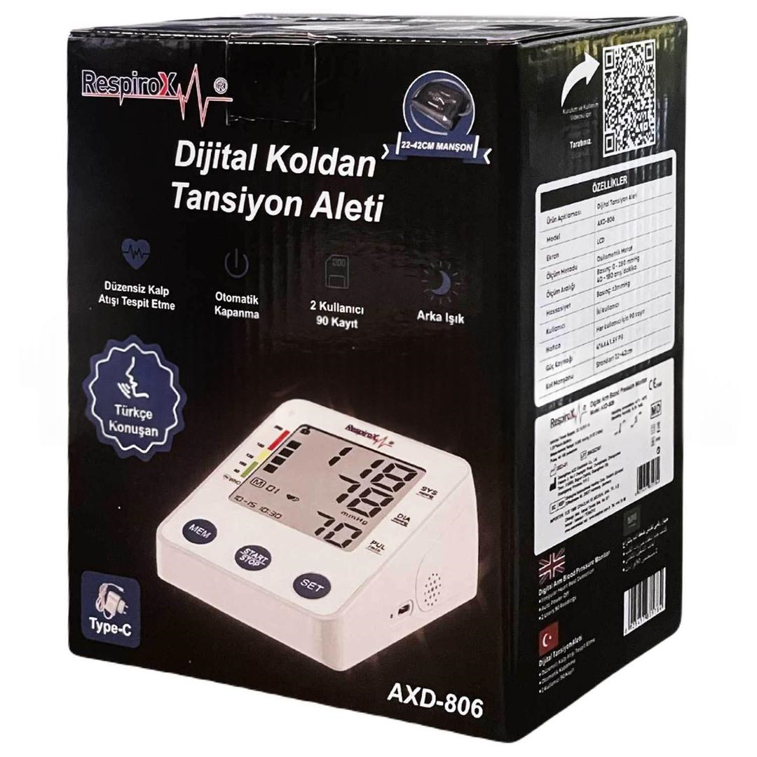 Respirox Axd-806 Koldan Konuşan Tansiyon Aleti