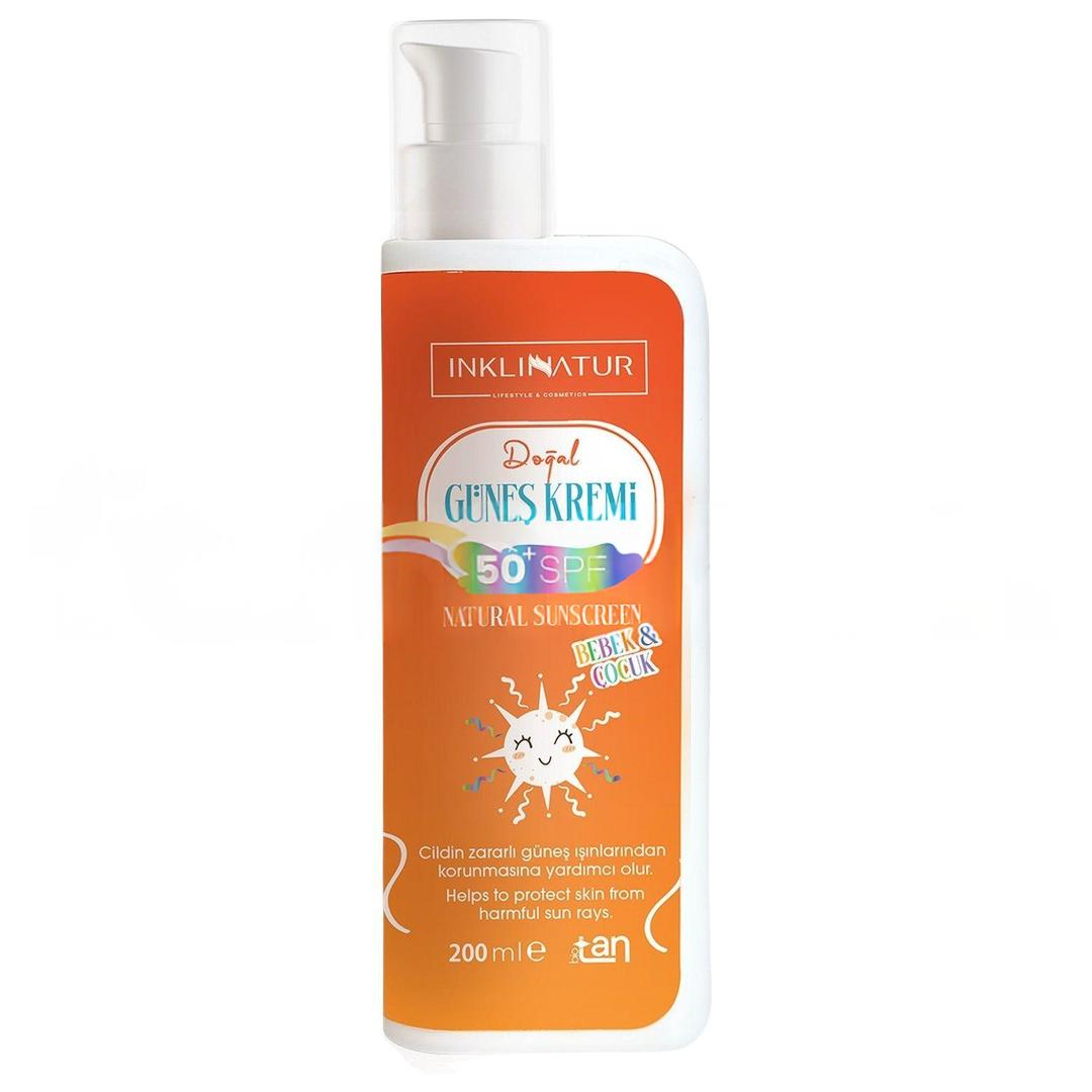 Inklinatur Doğal Çocuk Güneş Kremi SPF50 200 ml