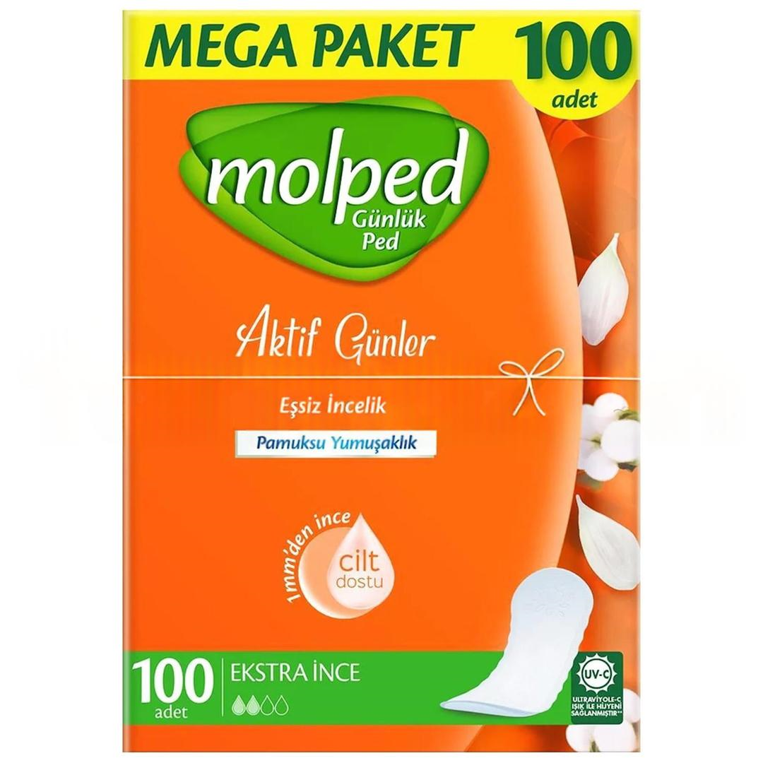 Molped Günlük Ped Aktif Günler 100'lü