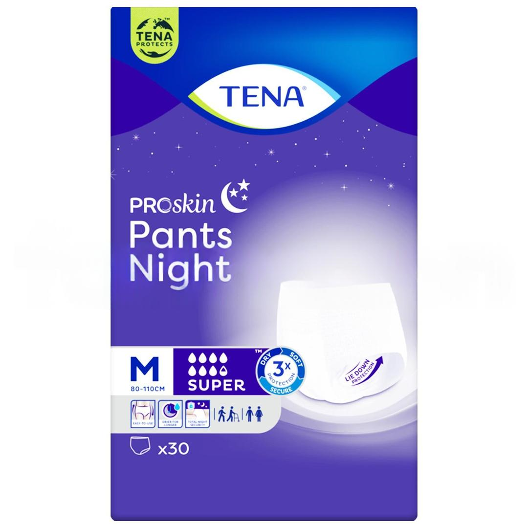 Tena Proskin Pants Night 7,5 Damla Emici Külot Medium 30'lu