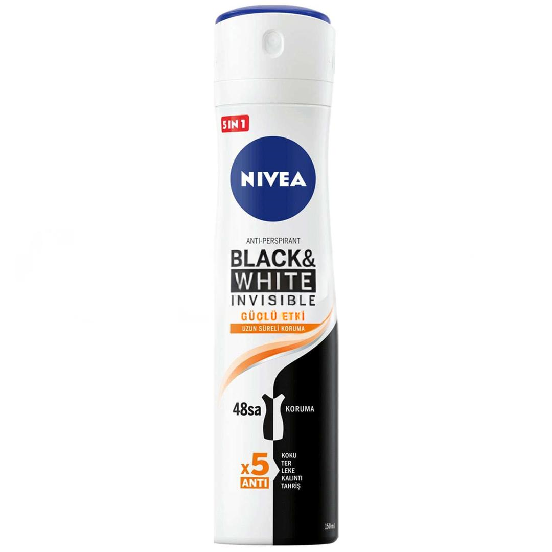 Nivea Kadın Black White Güçlü Etki Sprey Deodorant 150 ml