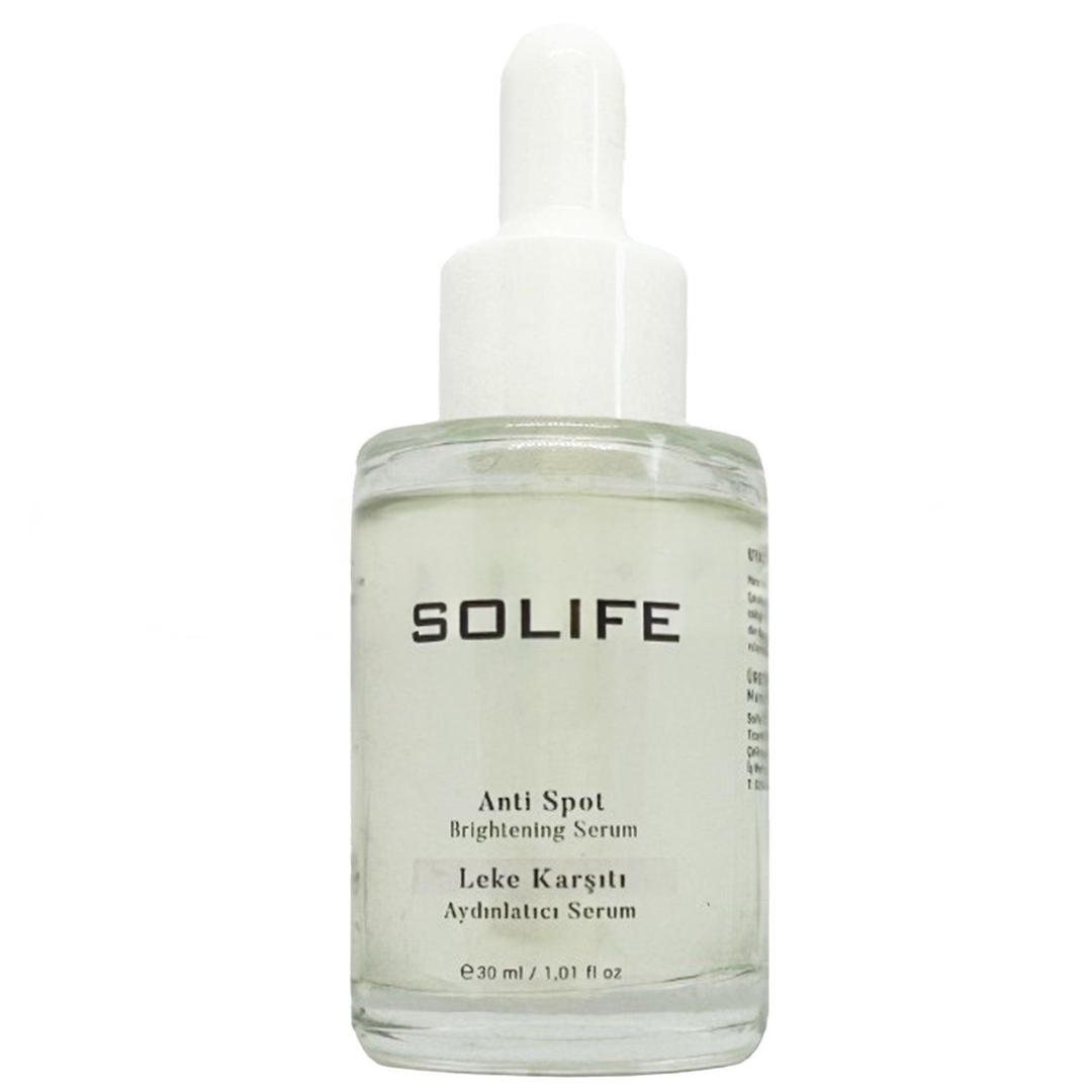 Solife Anti Spot Brightening Leke Karşıtı Aydınlatıcı Serum 30 ml