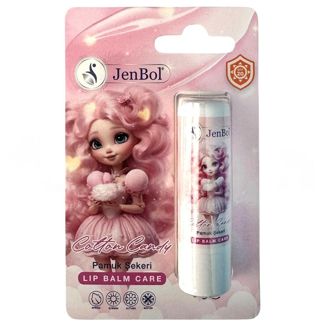 Jenbol Kids Lip Balm Dudak Bakım Kremi Cotton Candy Spf20 5 gr