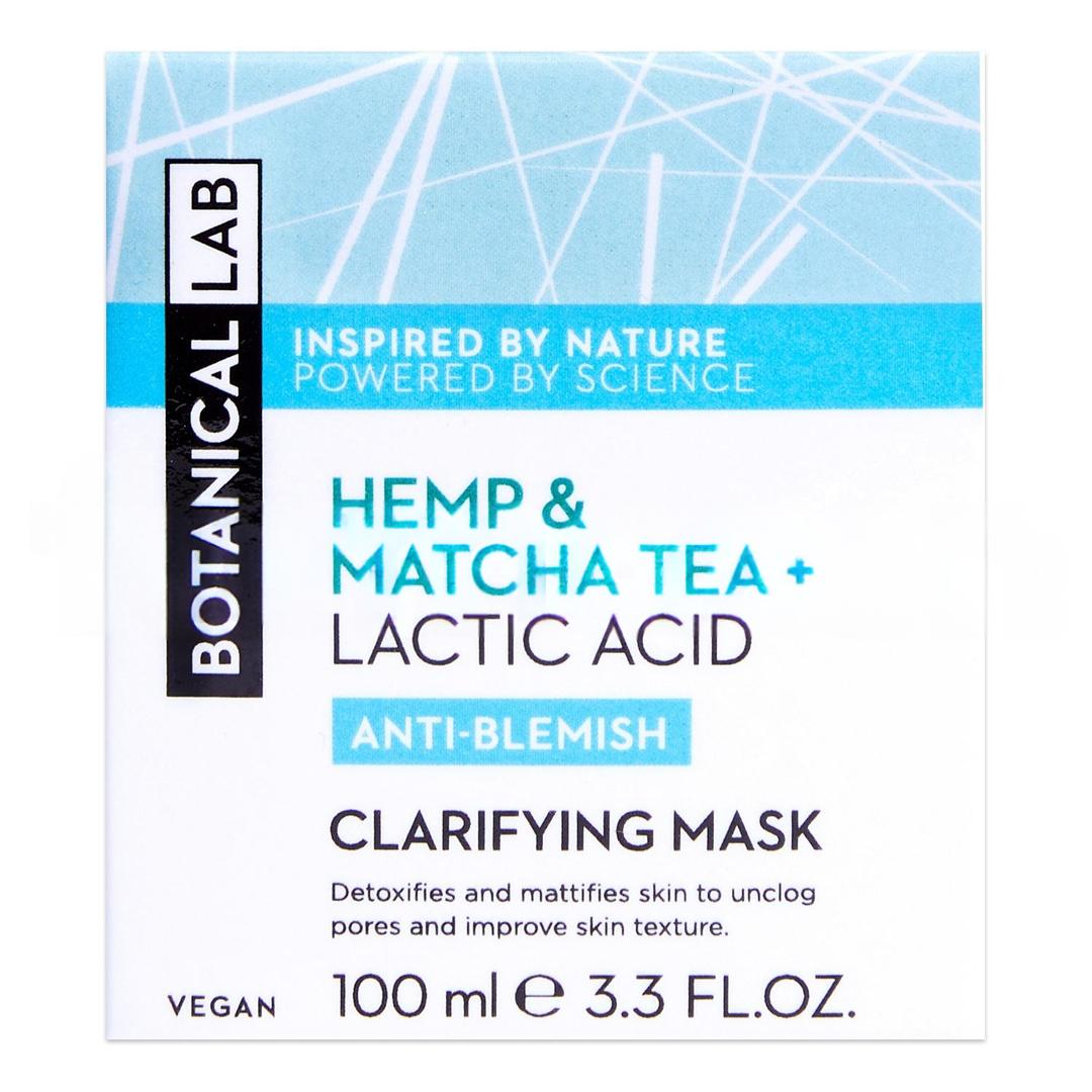 Botanicallab Kenevir Maça Çayı ve Laktik Asit İçeren Arındırıcı Cilt Bakım Maskesi 100 ml