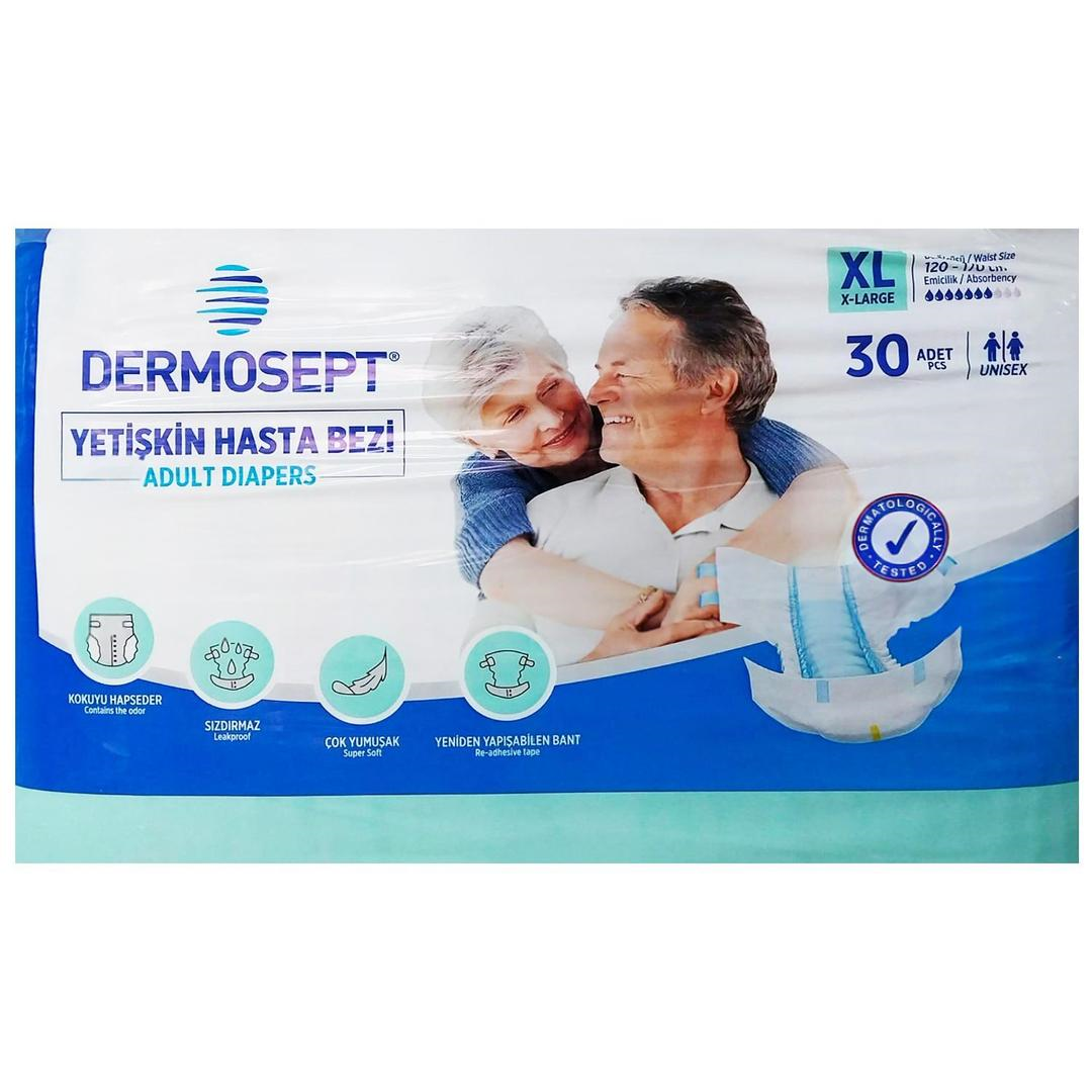 Dermosept Hasta Alt Bezi Yetişkin xLarge 30'lu