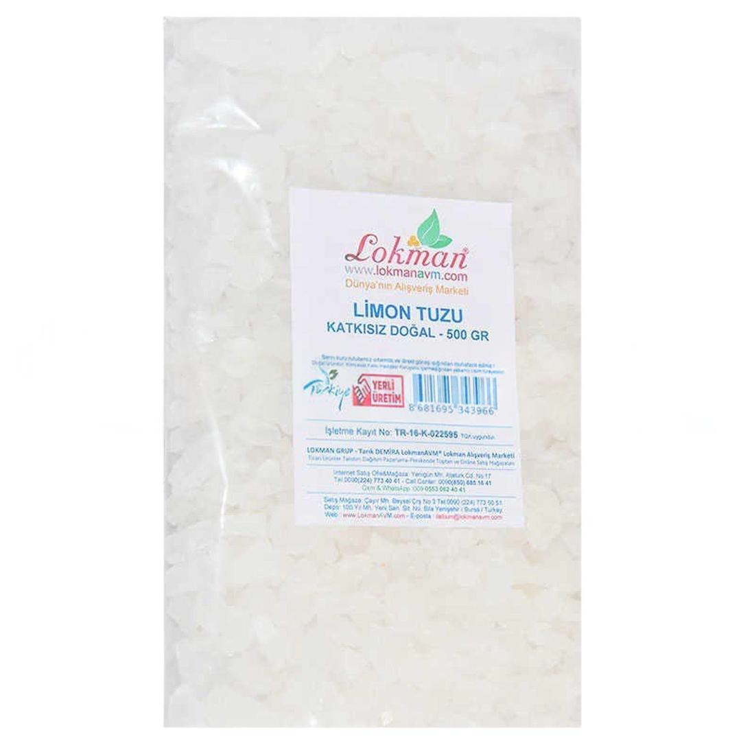 Lokmanavm Limon Tuzu Granül Çakıl 500 gr Paket
