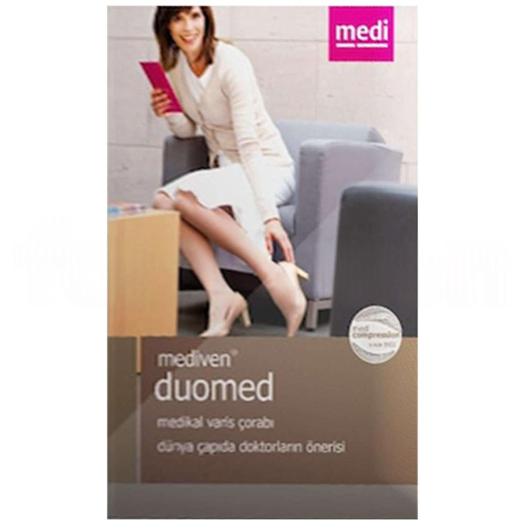 Duomed CCL2 Külotlu Burnu Açık Ten Rengi Varis Çorabı Medium