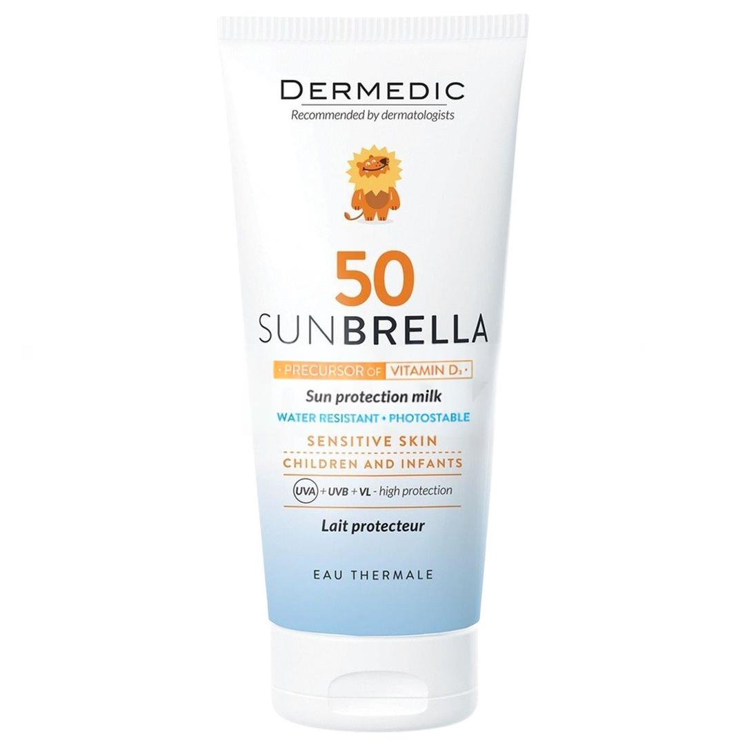 Dermedic Sunbrella Çocuklar ve Bebekler İçin Güneş Koruma Sütü SPF 50+ 100 ml
