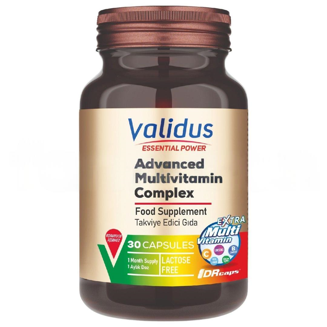 Validus Advanced Multivitamin Complex 30 Kapsül