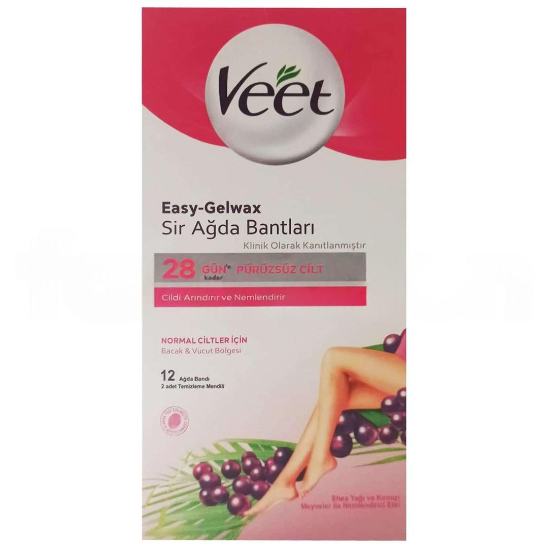 Veet Normal Ciltler İçin Sir Ağda Bantları 12'li
