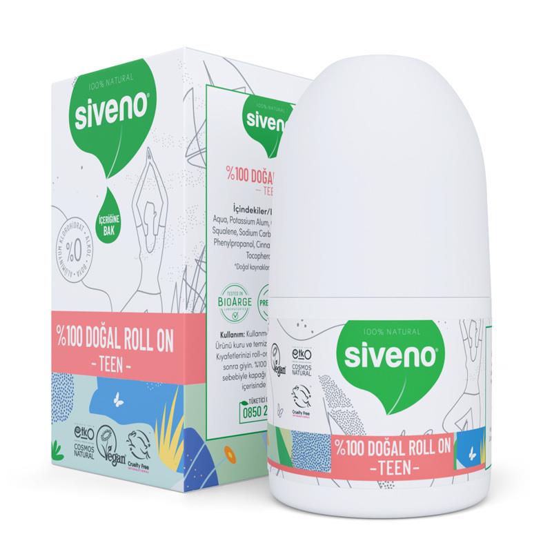 Siveno Doğal Teen Pink Roll-On 50 ml