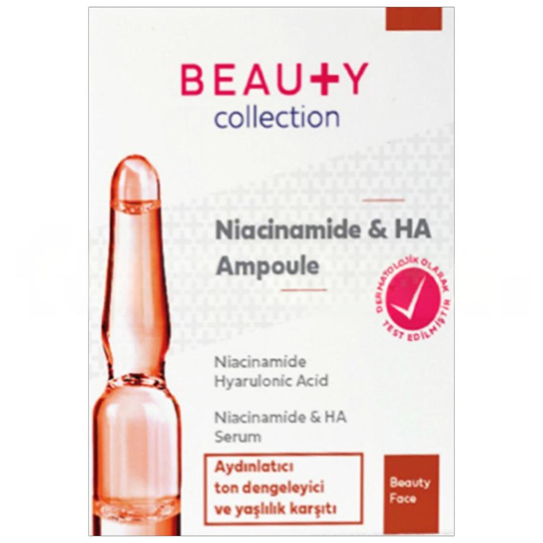 Beauty Niacinamide & HA Aydınlatıcı ve Yaşlanma Karşıtı Ampül 2 ml 6'lı