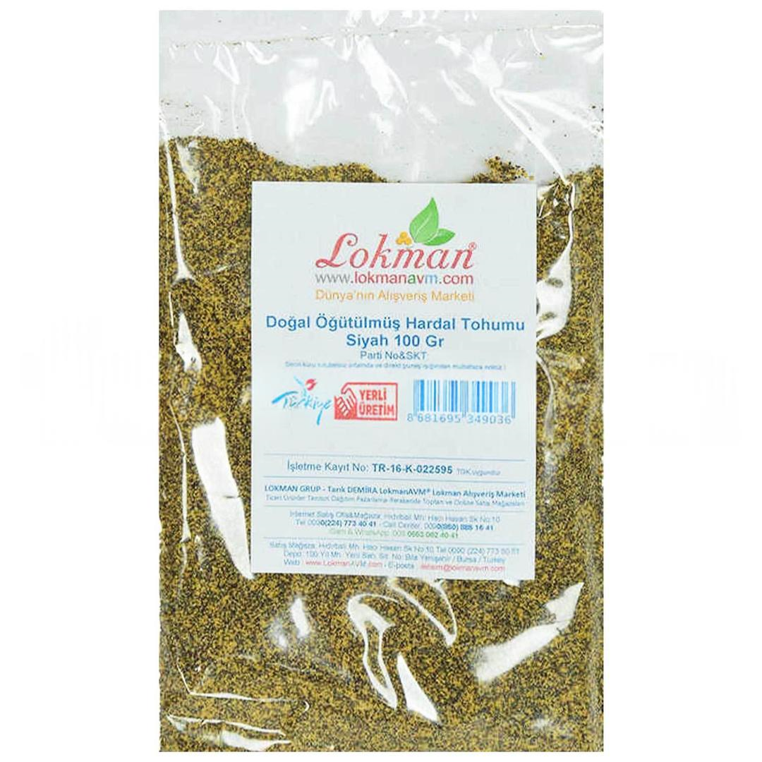 Lokmanavm Hardal Tohumu Öğütülmüş Siyah 100 gr