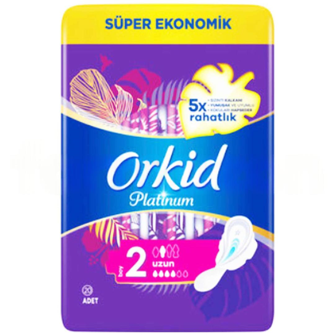 Orkid Platinum Hijyenik Ped Uzun 20'li