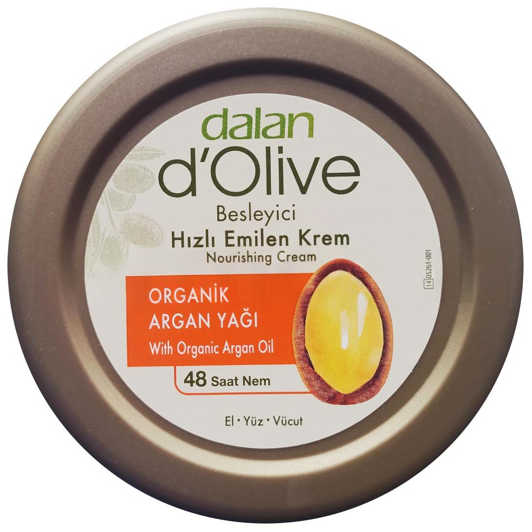 Dalan Dolive Besleyici Krem Hızlı Emilen Argan Yağlı Kavanoz 300 ml