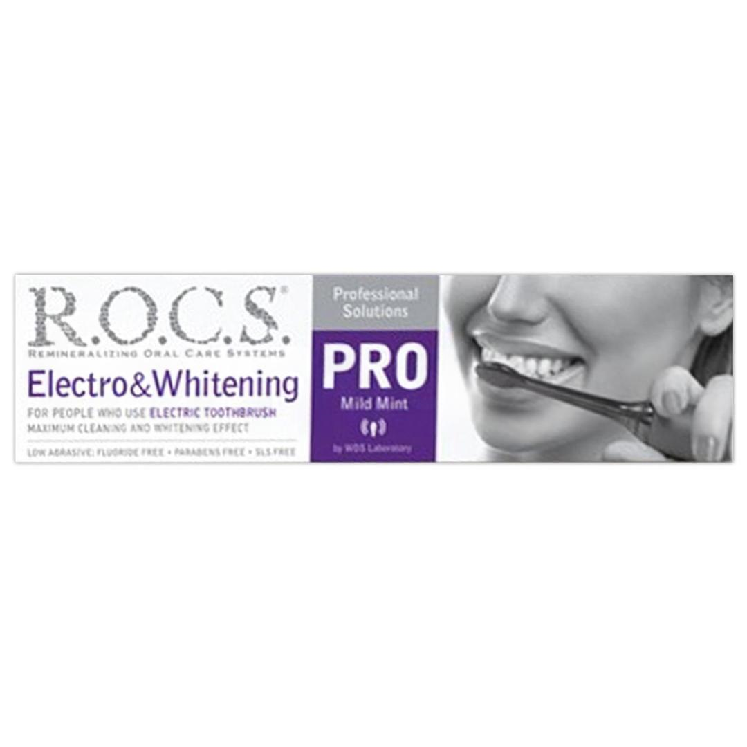 Rocs Pro Elektro Beyazlatma Hafif Naneli Diş Macunu 60 ml