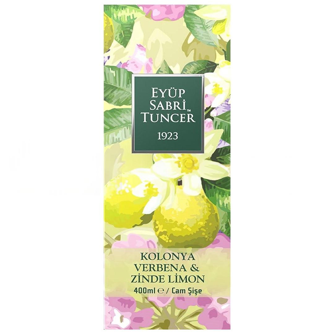 Eyüp Sabri Tuncer Cam Şişe Kolonya Verbena & Zinde Limon 400 ml