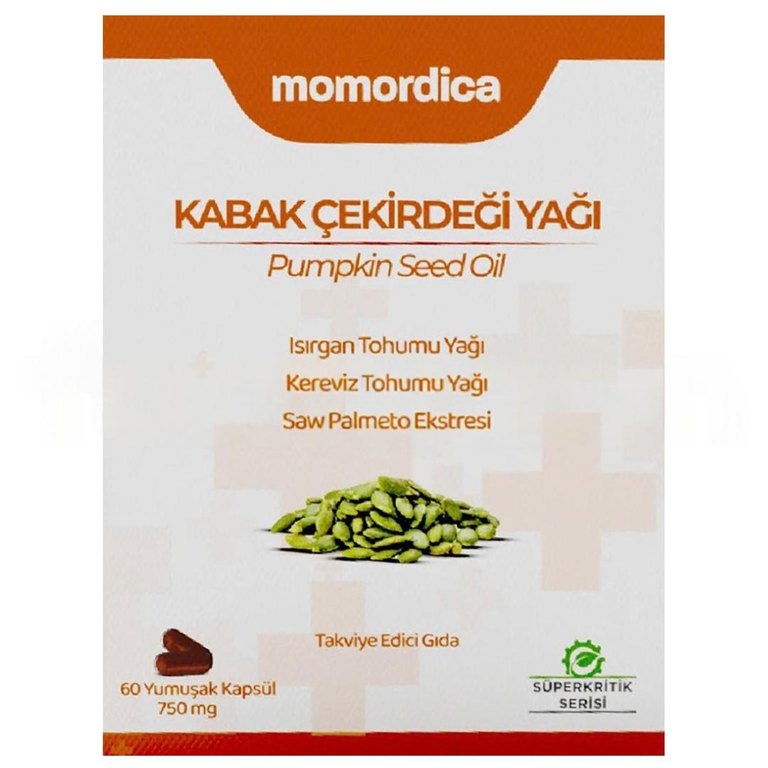 Momordica Kabak Çekirdeği Yağı 60 Kapsül