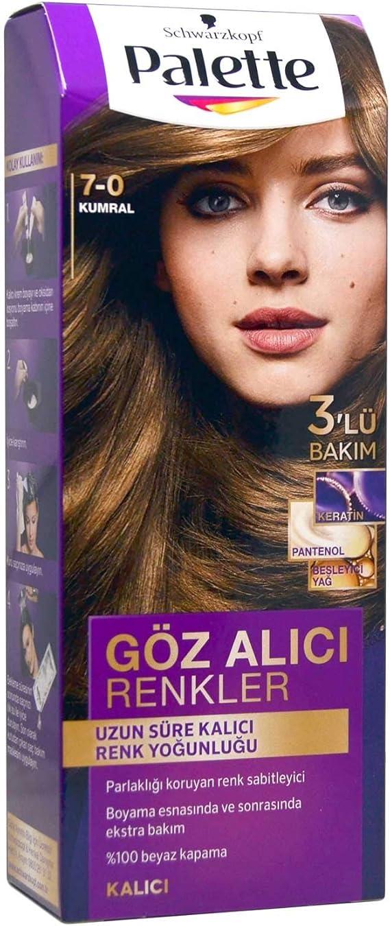 Palette 7.0 Kumral Saç Boyası