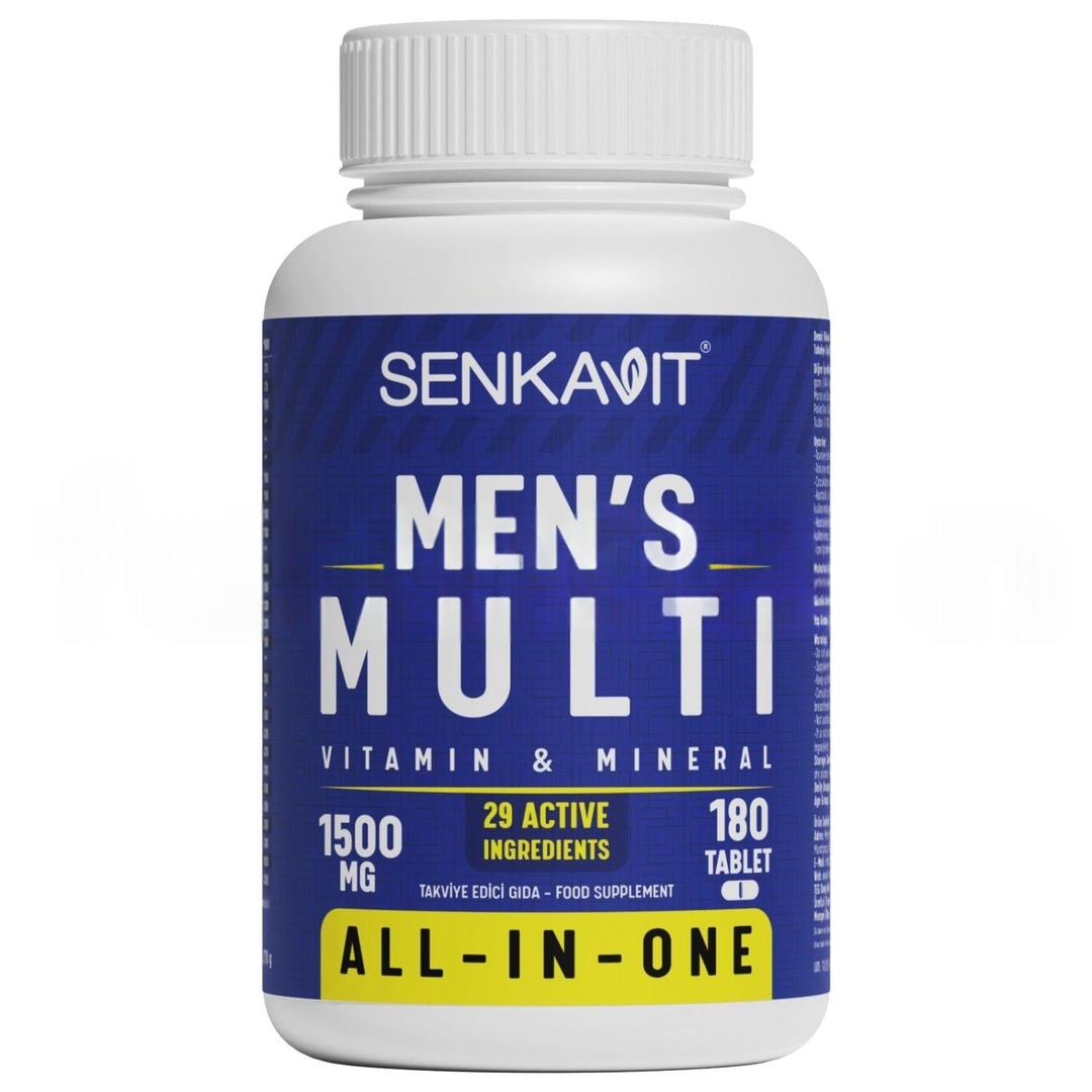 Senkavit Men's Multivitamin ve Multimineral Complex 180 Tablet