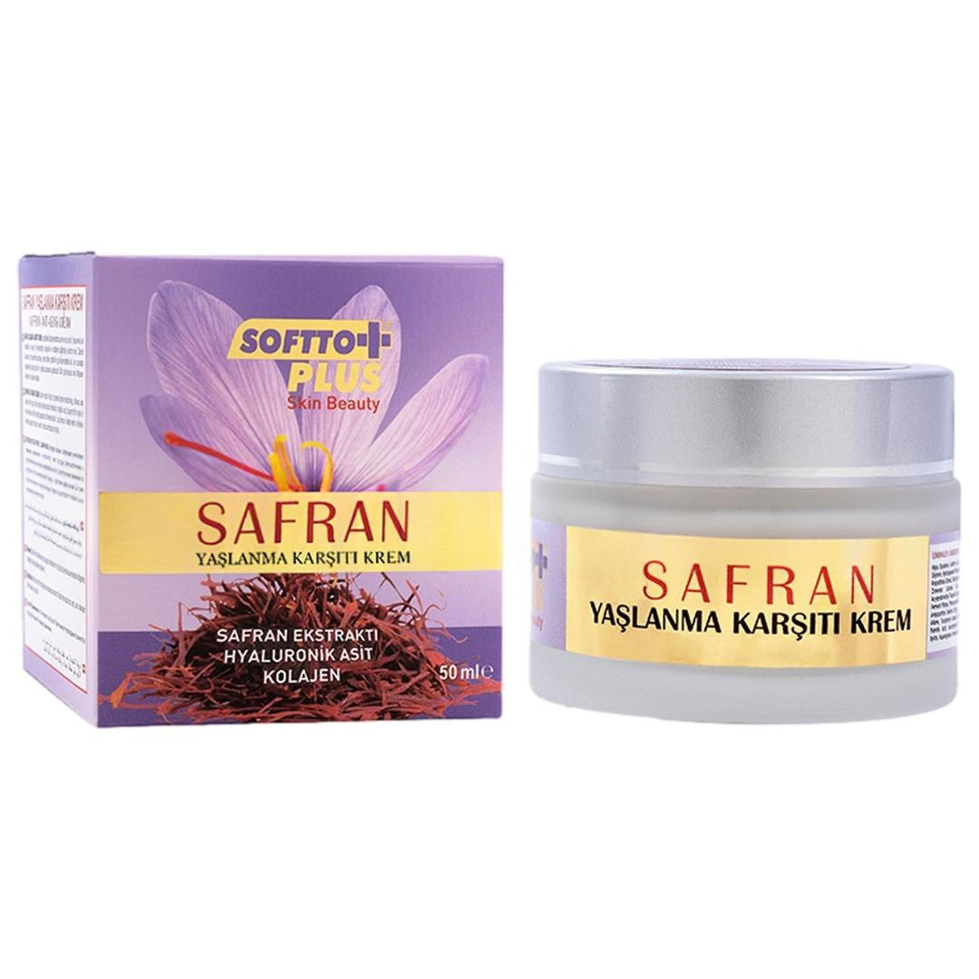 Softto Plus Safran Yaşlanma Karşıtı Cilt Krem 50 ml