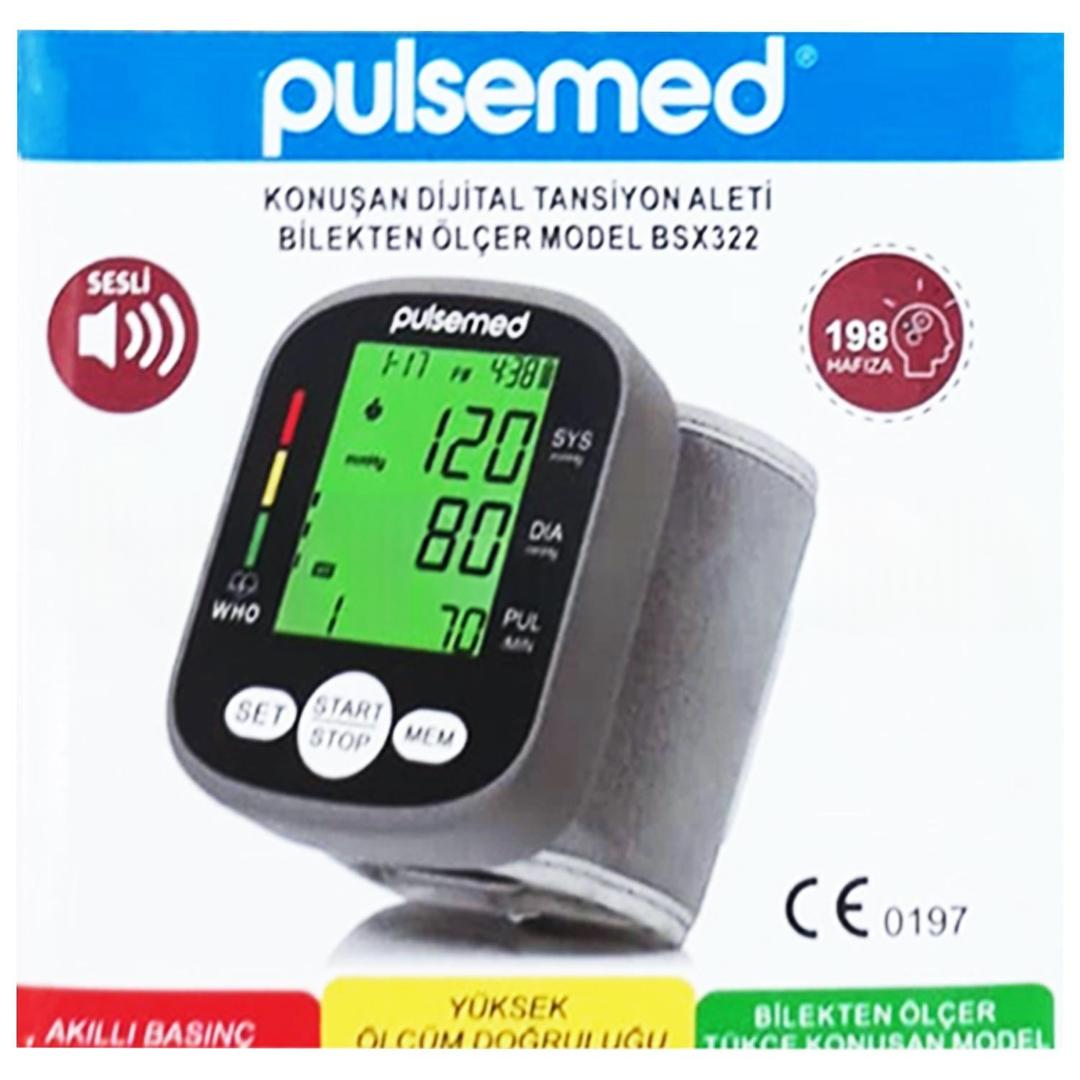 Pulsemed BSX322 Bilekten Türkçe Konuşan Tansiyon Aleti