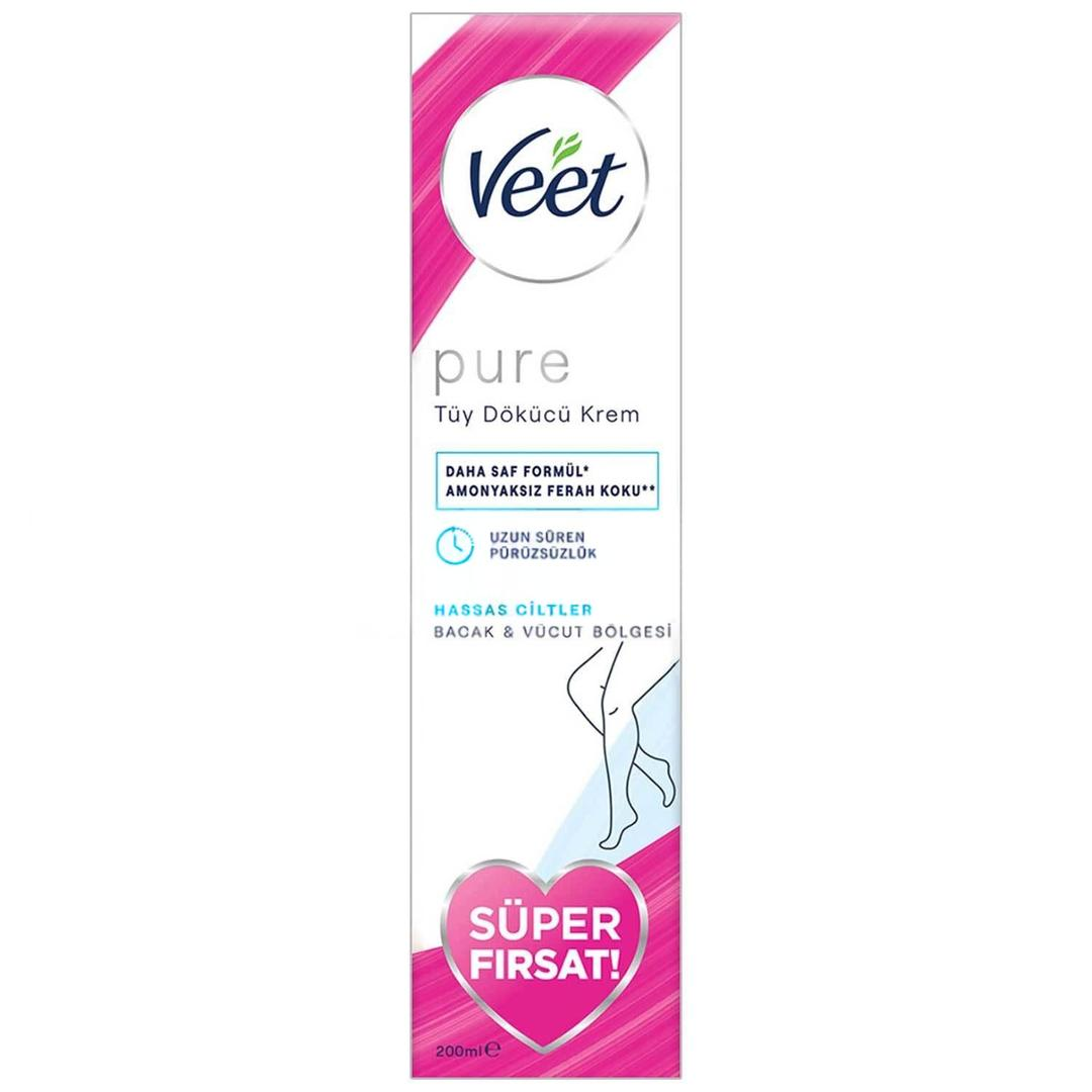 Veet Pure Tüy Dökücü Krem Hassas Ciltler İçin 200 ml