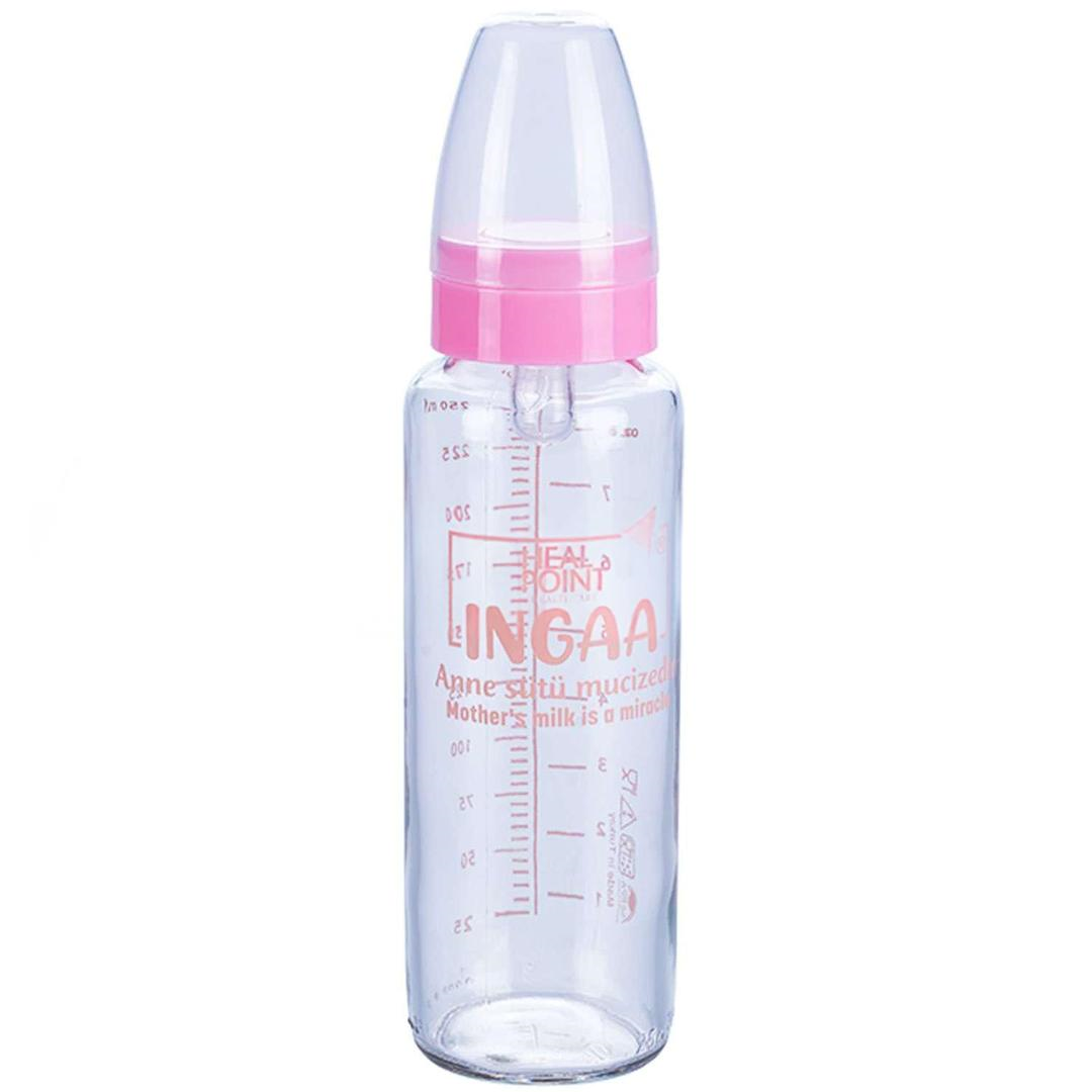 Healpoint Ingaa Kız Cam Biberon 250 ml