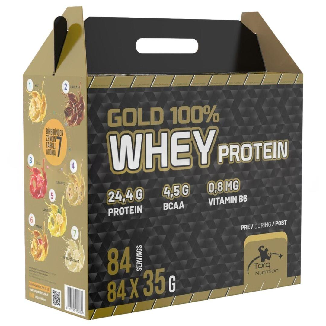 Torq Nutrition Gold Whey Protein 35 gr x 84 Saşe - Karışık Aroma
