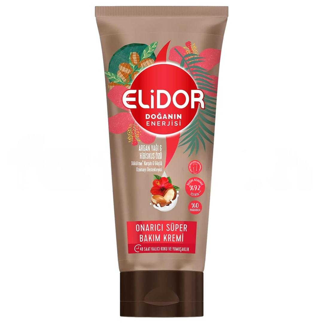 Elidor Doğanın Enerjisi Saç Bakım Kremi Argan Yağı ve Hibiskus Özü 170 ml