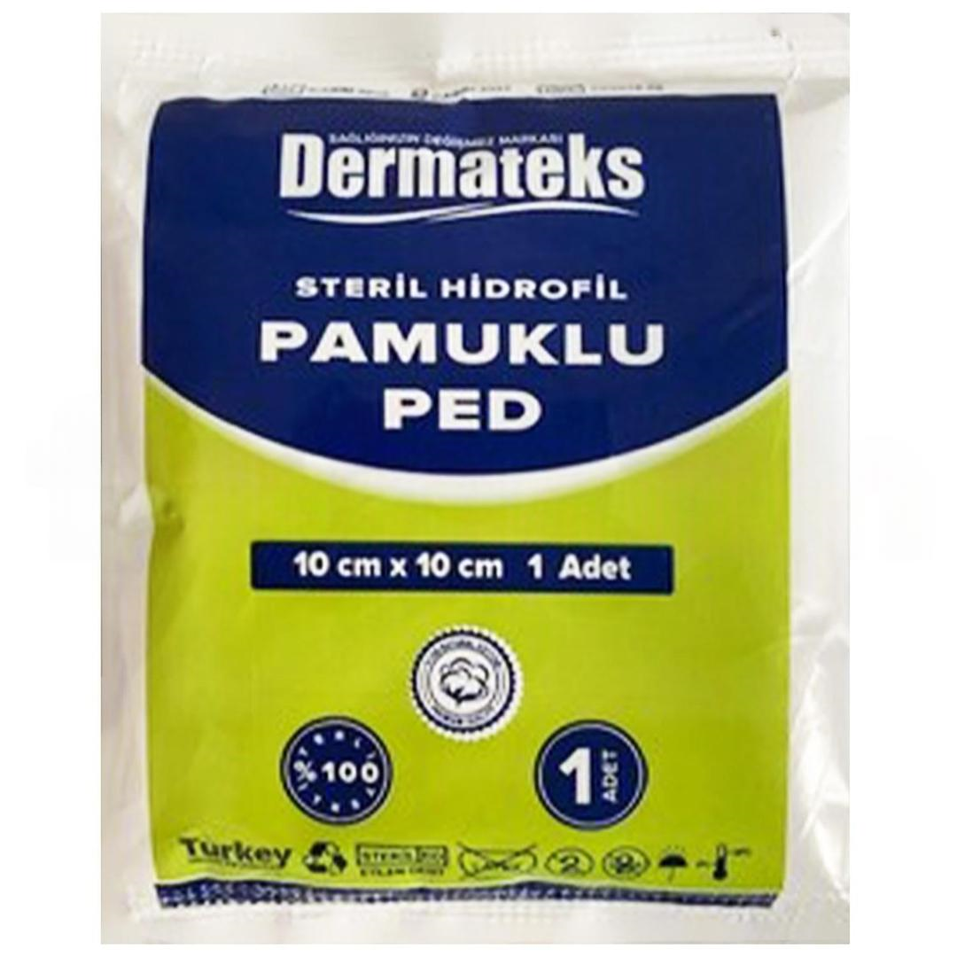 Dermateks Hidrofil Pamuklu Ped 10x10 cm