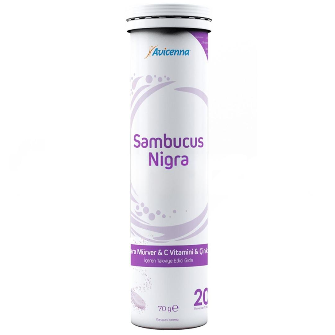 Avicenna Sambucus Nigra Karamürver & C Vitmaini & Çinko 20 Efervesan Tablet
