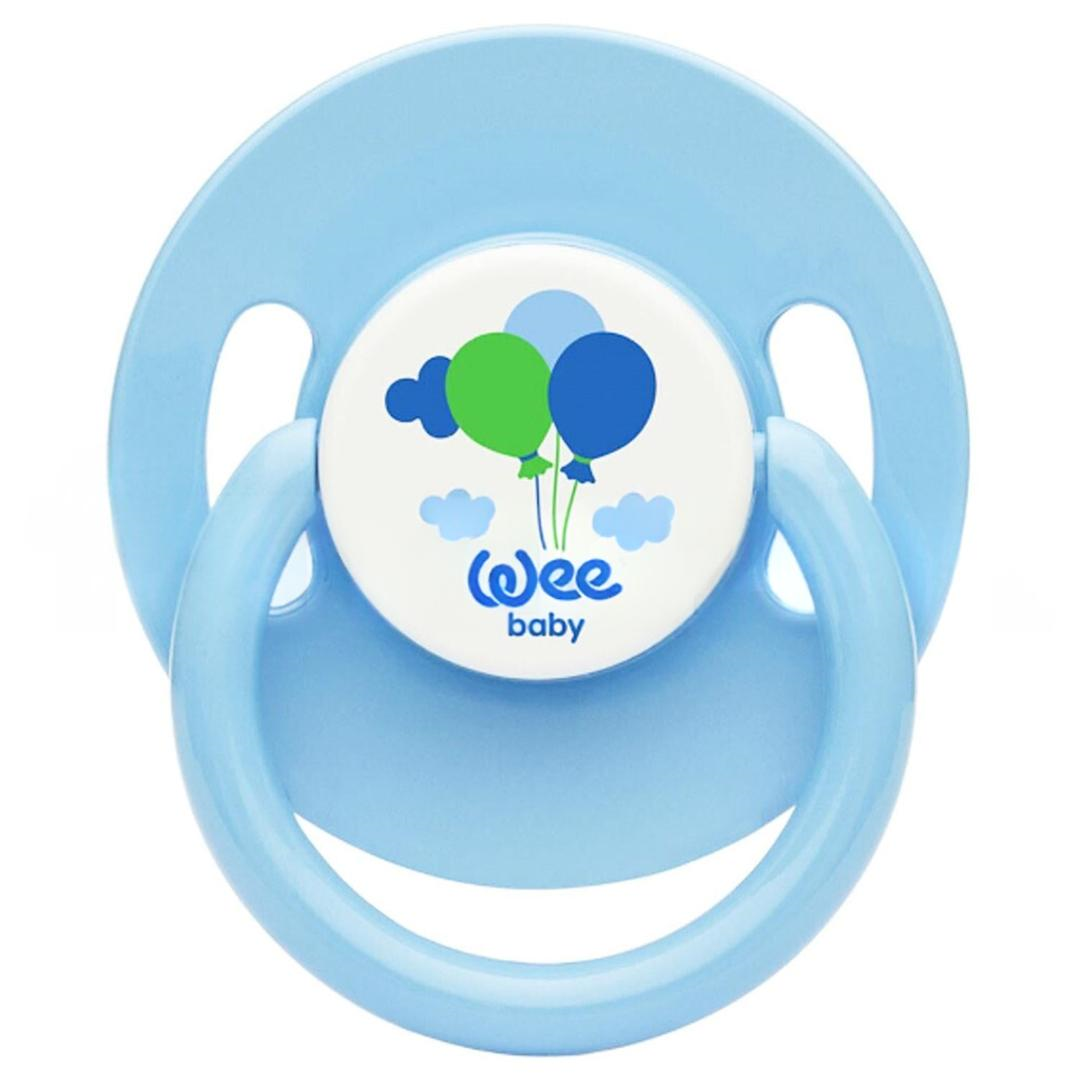 Wee Baby 857 Yuvarlak Uçlu Emzik No: 3 - Mavi