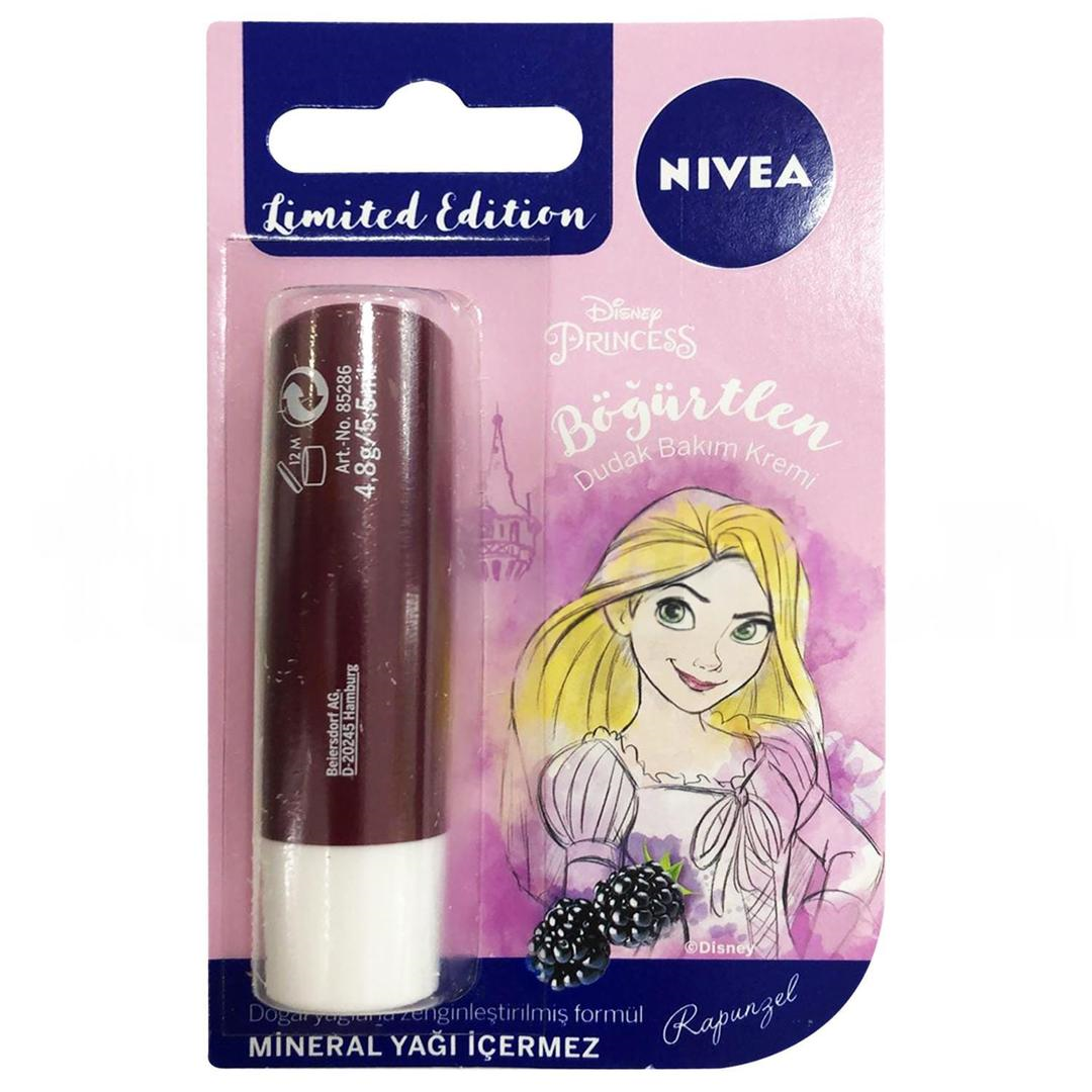 Nivea Lip Fruity Disney Prenses - Böğürtlen