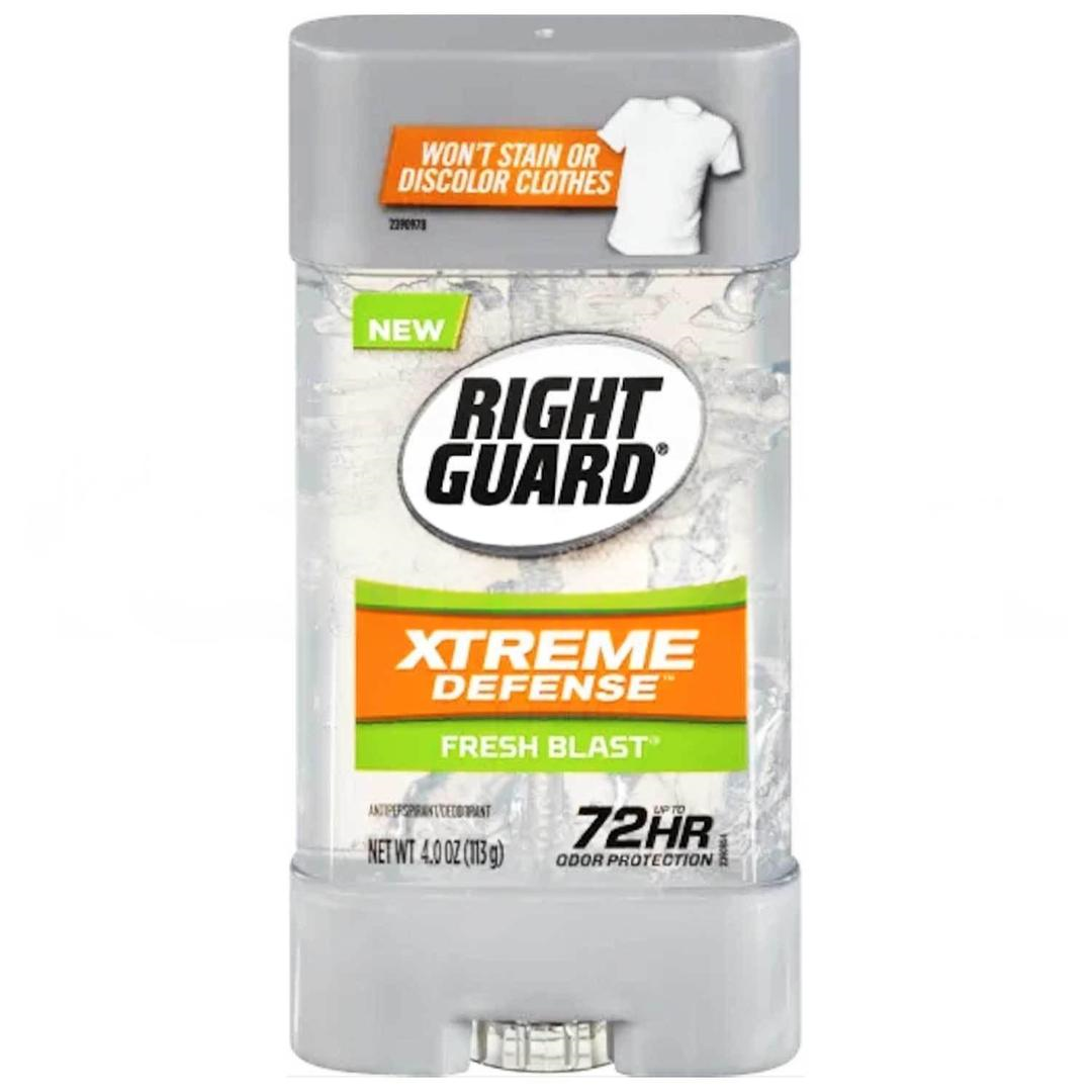 Right Guard Xtreme Defense Fresh Blast Antiperspirant Gel Deodorant 113 gr