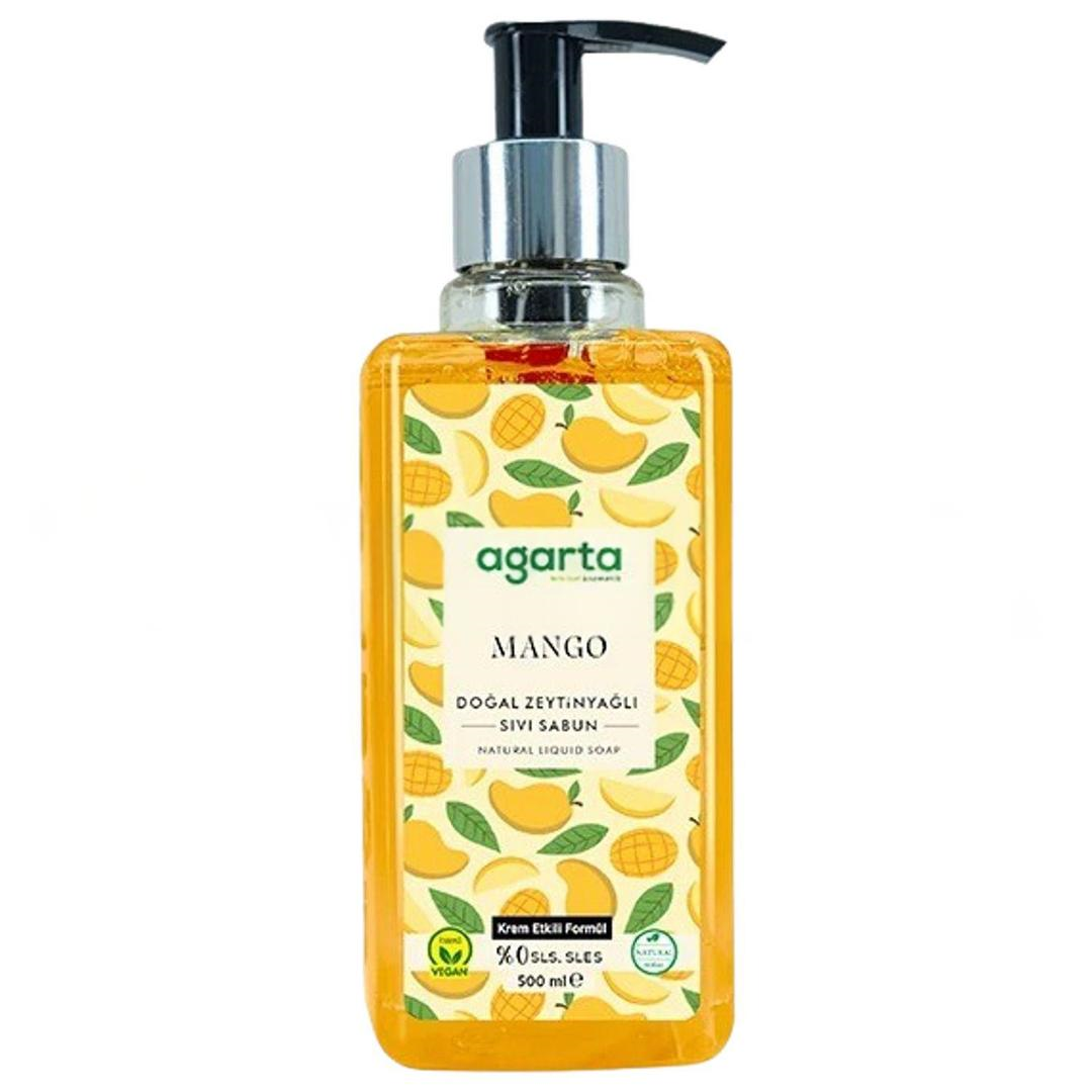 Agarta Doğal Mango Zeytinyağlı Sıvı Sabun 500 ml