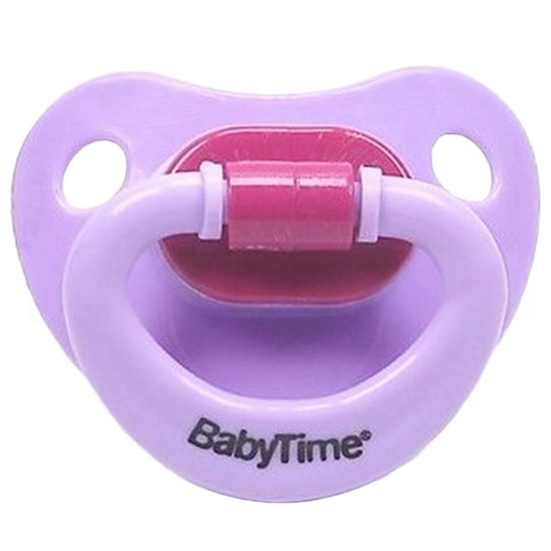 Baby Time BT118 Silikon Damaklı Mat Gövdeli Emzik No: 3