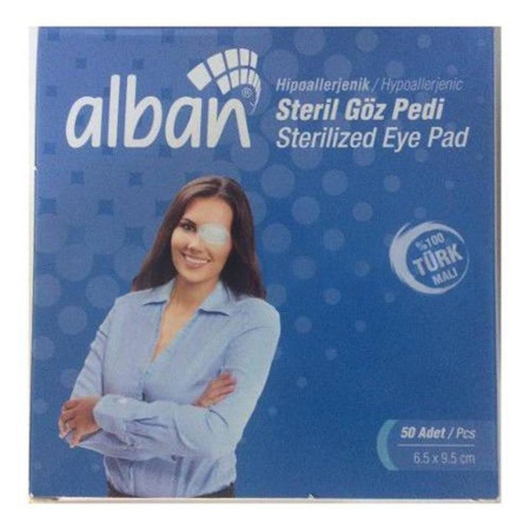 Alban Steril Göz Pedi 6,5cm x 9,5cm 50'li