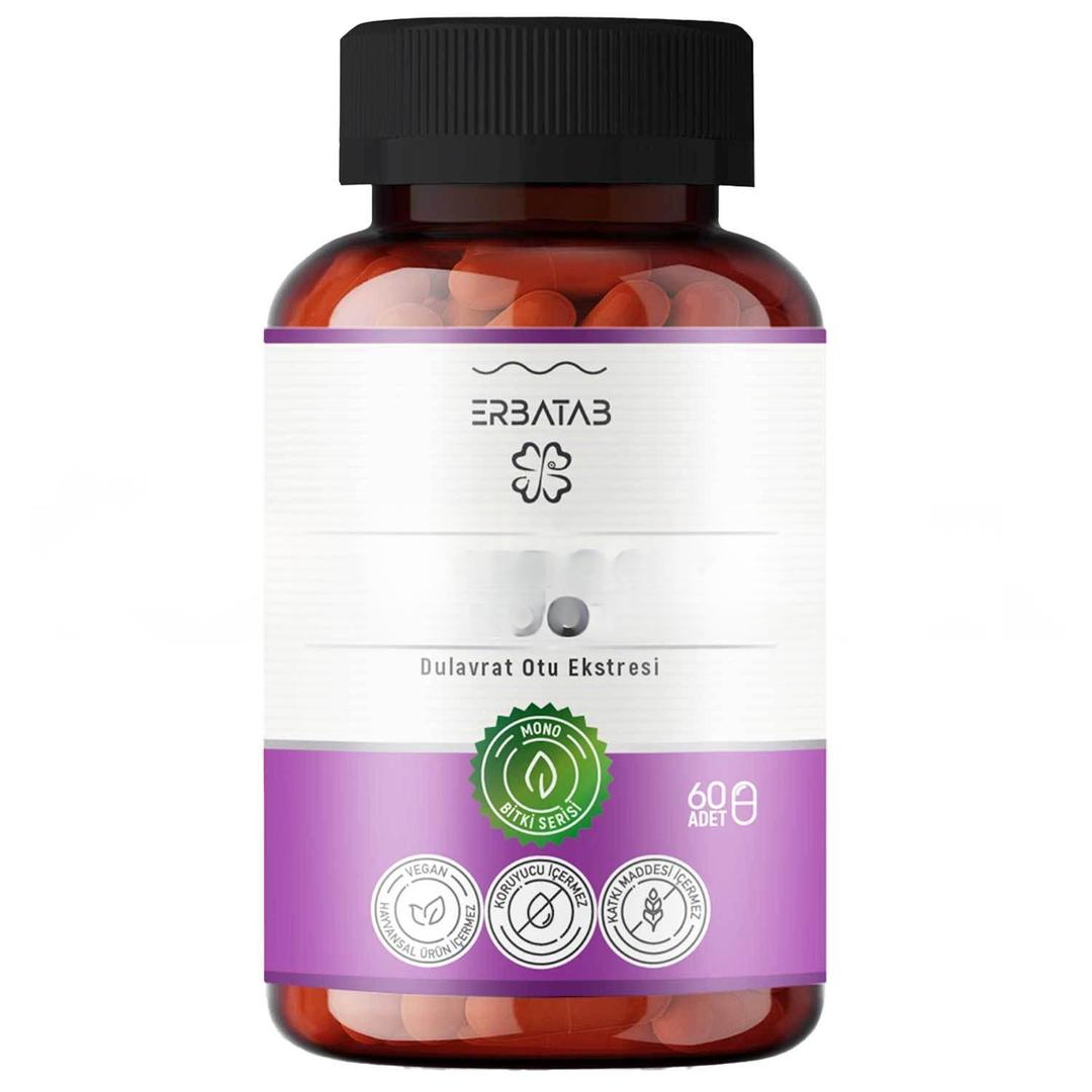 Erbatab Burdock Root Dulavrat Otu Ekstresi 60 Kapsül