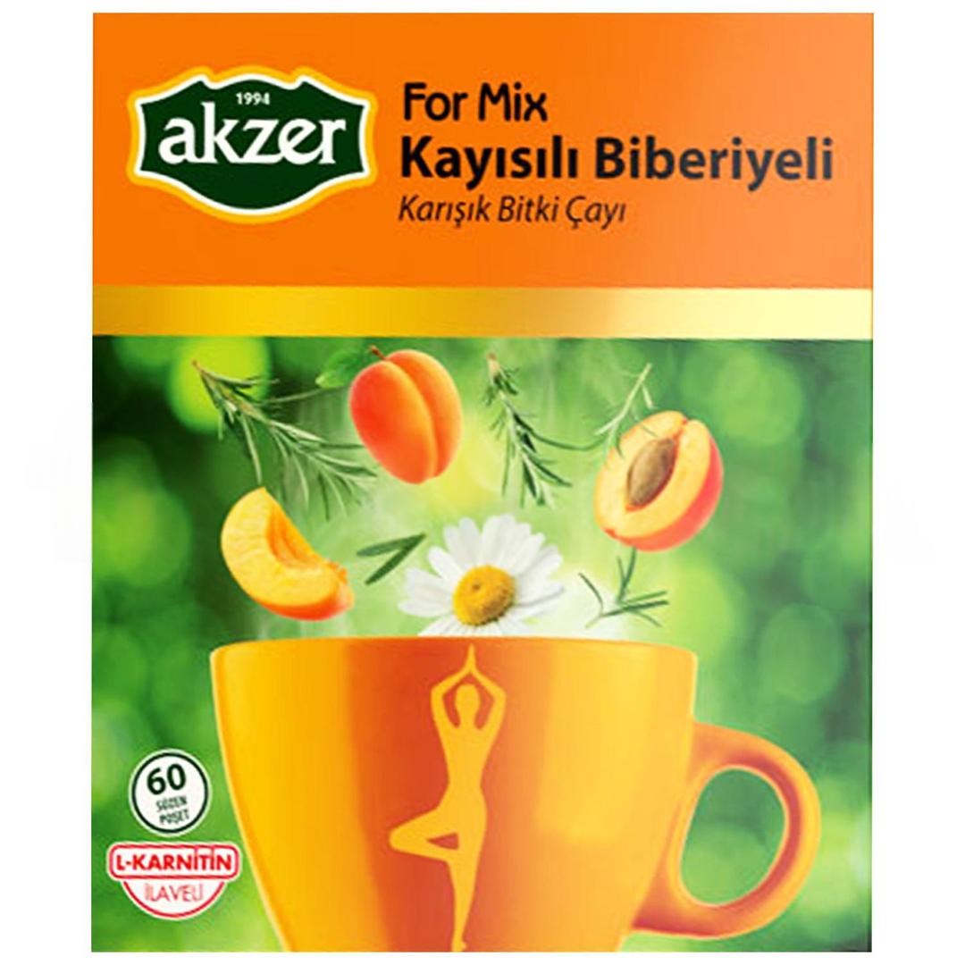 Akzer Biberiyeli Papatyalı Çay 60'lı Süzen Poşet