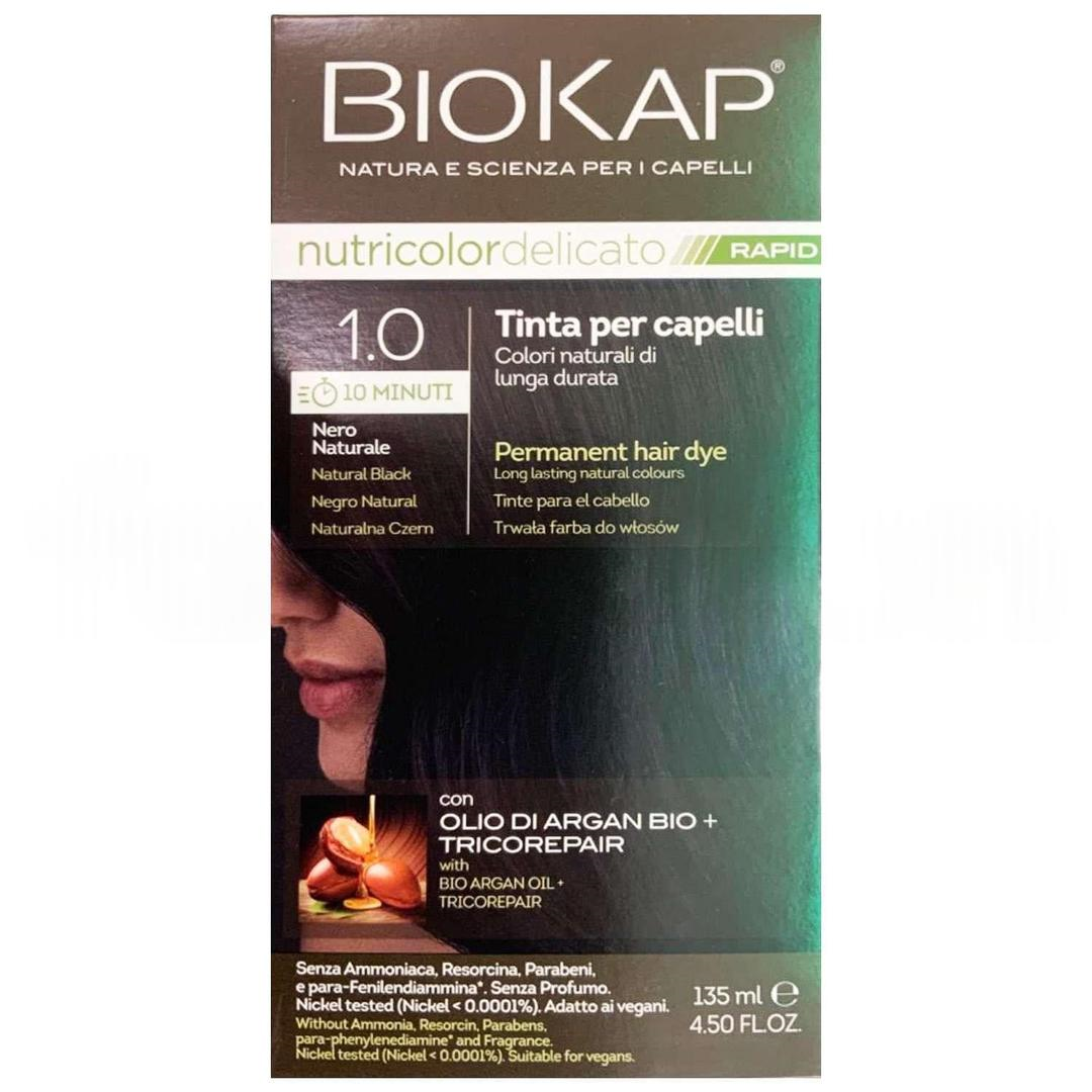 Biokap 1.0 Nutricolor Delicato Rapid Doğal Siyah 135 ml