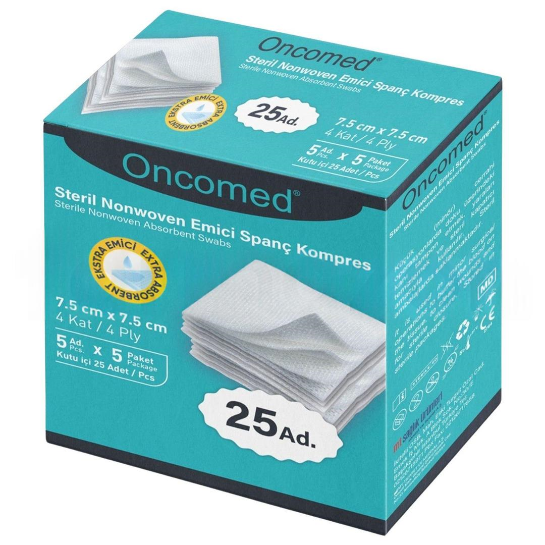 Oncomed Gaz Kompress Nonwowen 25 Adet