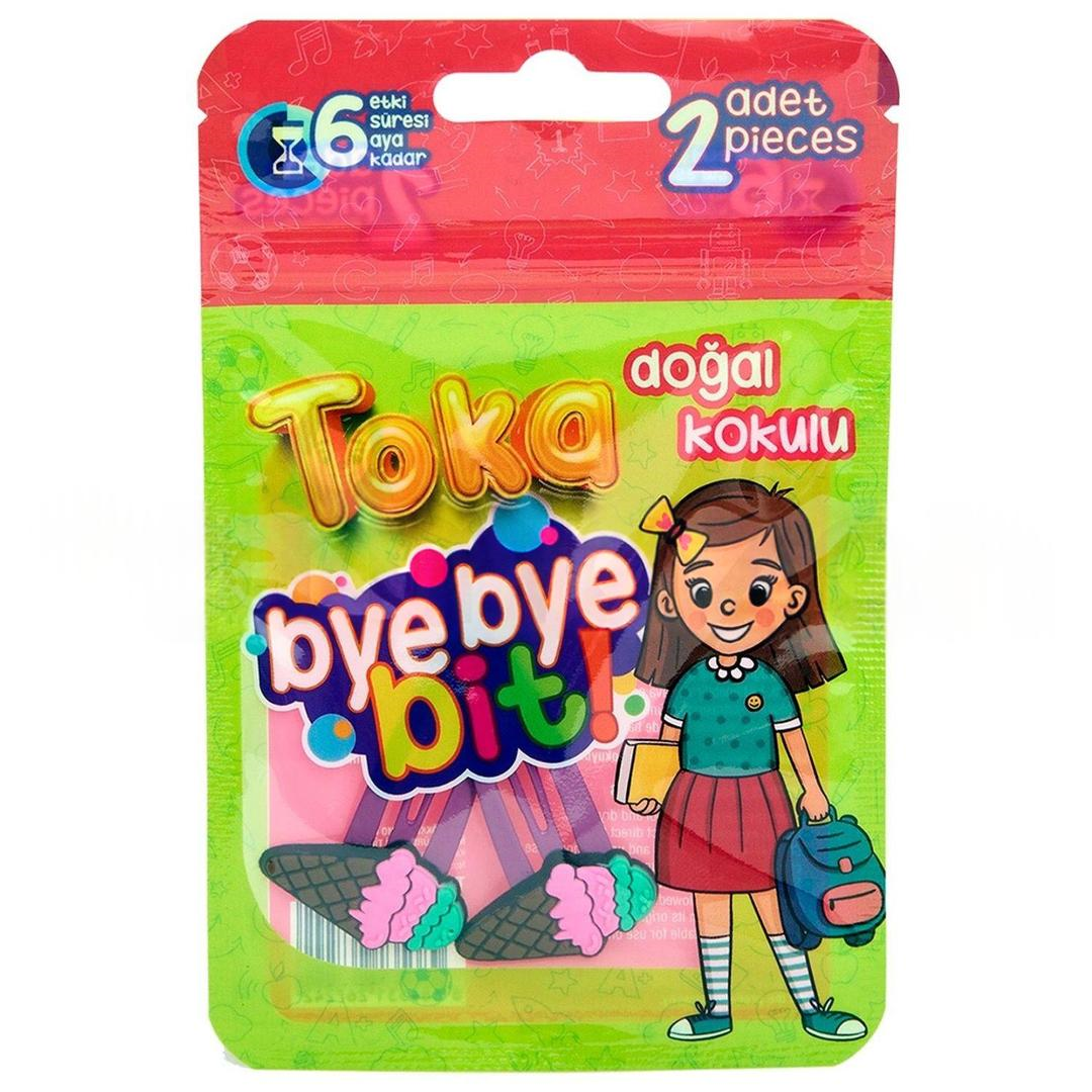 Bye Bye Bit Doğal Kokulu Çıtçıt Bit Tokası 2'li
