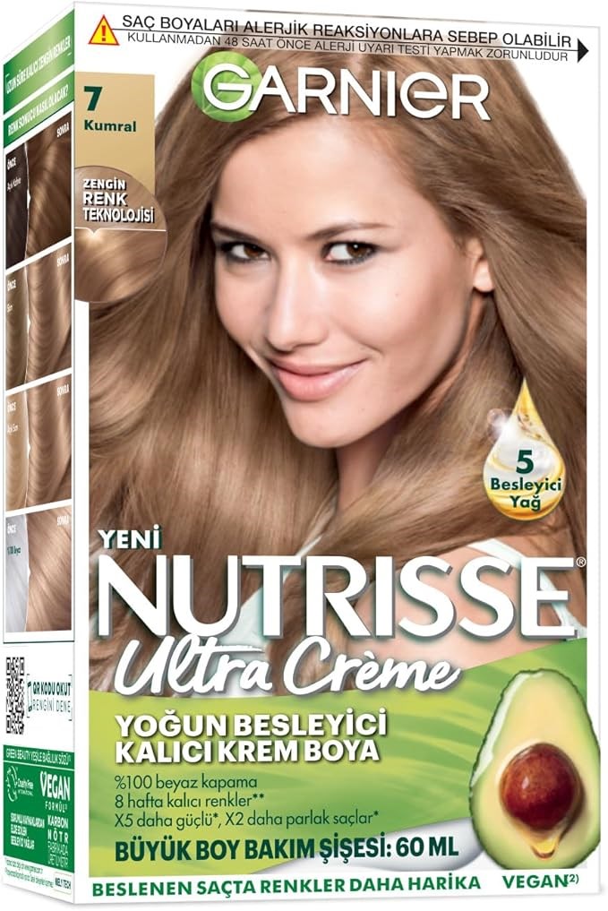 Garnier Nutrisse 7 Kumral 60 ml Saç Boyası