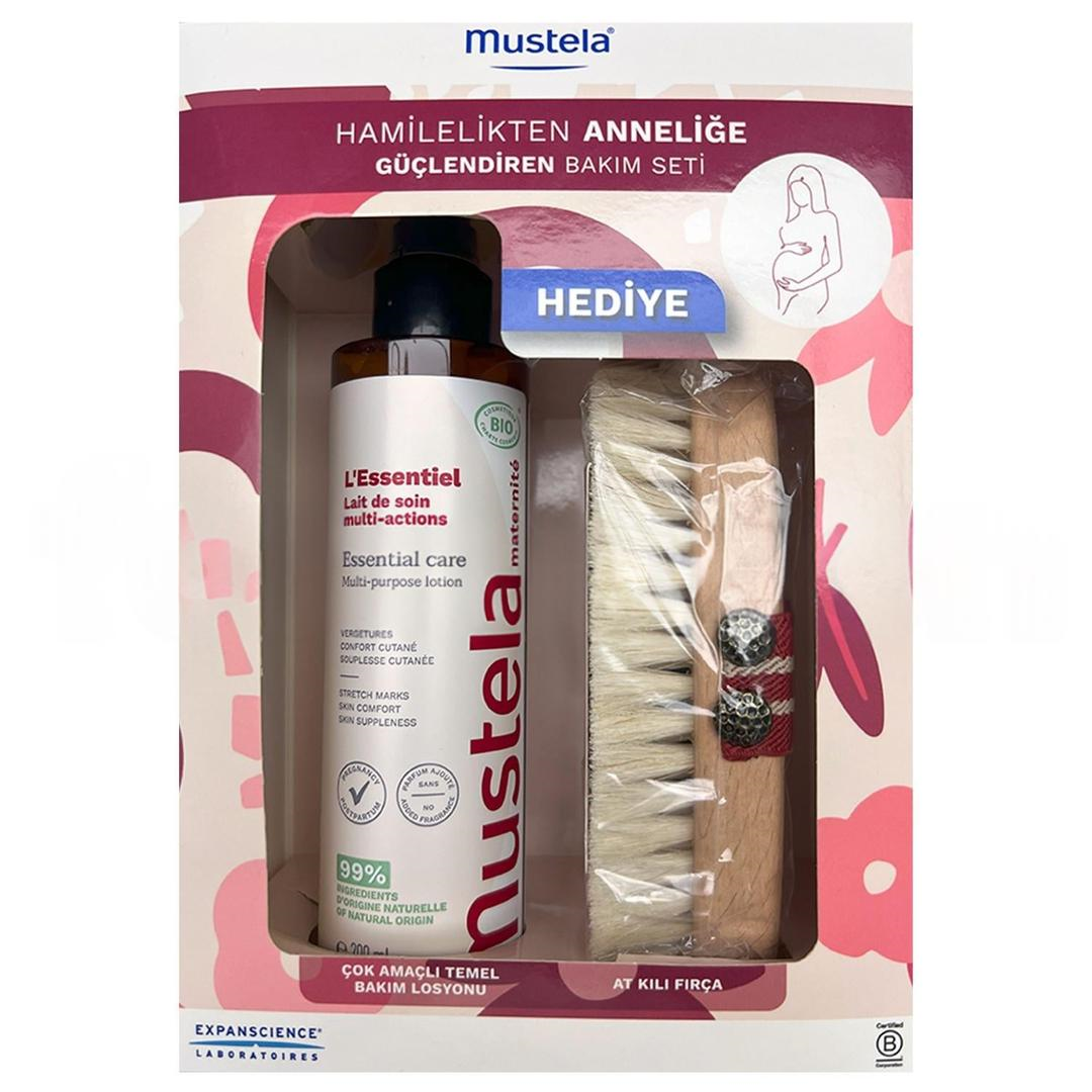Mustela Çok Amaçlı Temel Bakım Losyonu 200 ml + At Kılı Fırça Hediye
